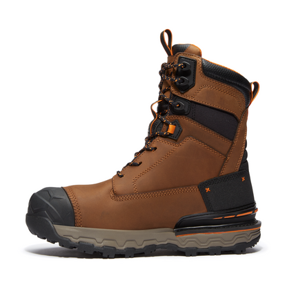 Men's Timberland PRO 8 IN BOONDOCK ULTRALIGHT CT WP - BROWN - TB0A648YEM81