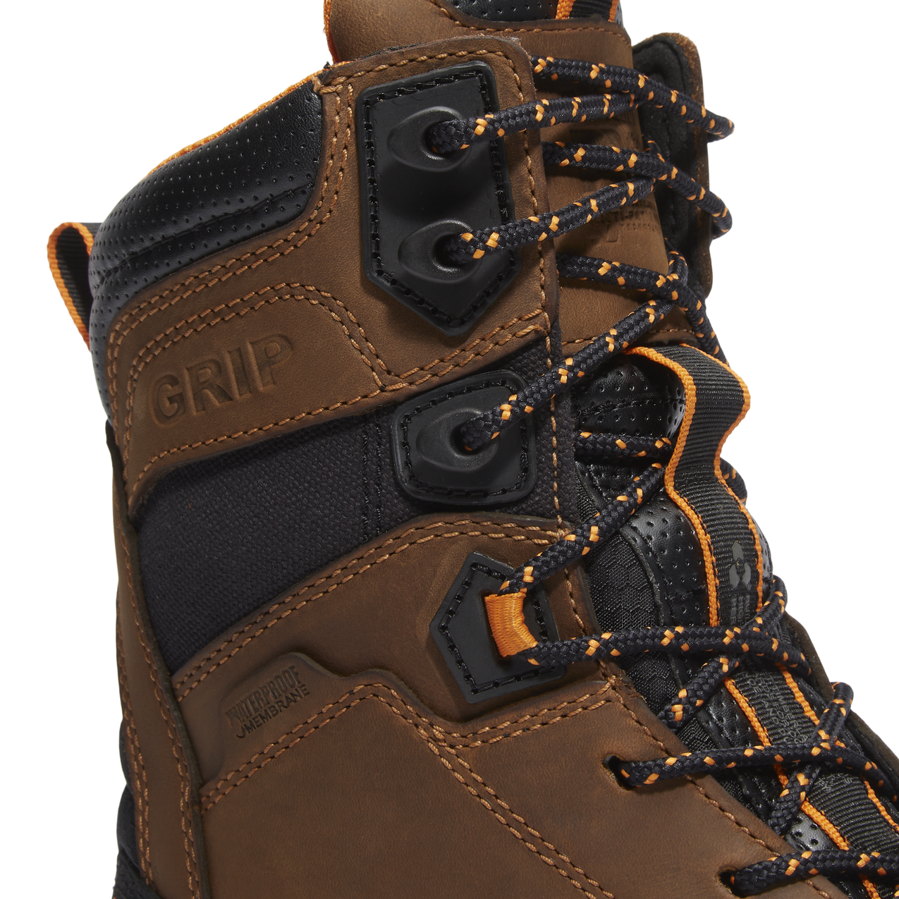 Men's Timberland PRO 8 IN BOONDOCK ULTRALIGHT CT WP - BROWN - TB0A648YEM81