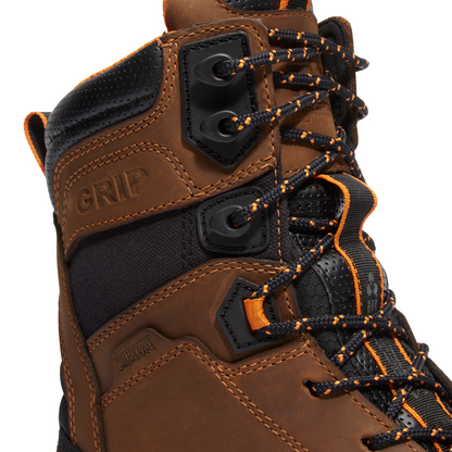 Men's Timberland PRO 8 IN BOONDOCK ULTRALIGHT CT WP - BROWN - TB0A648YEM81