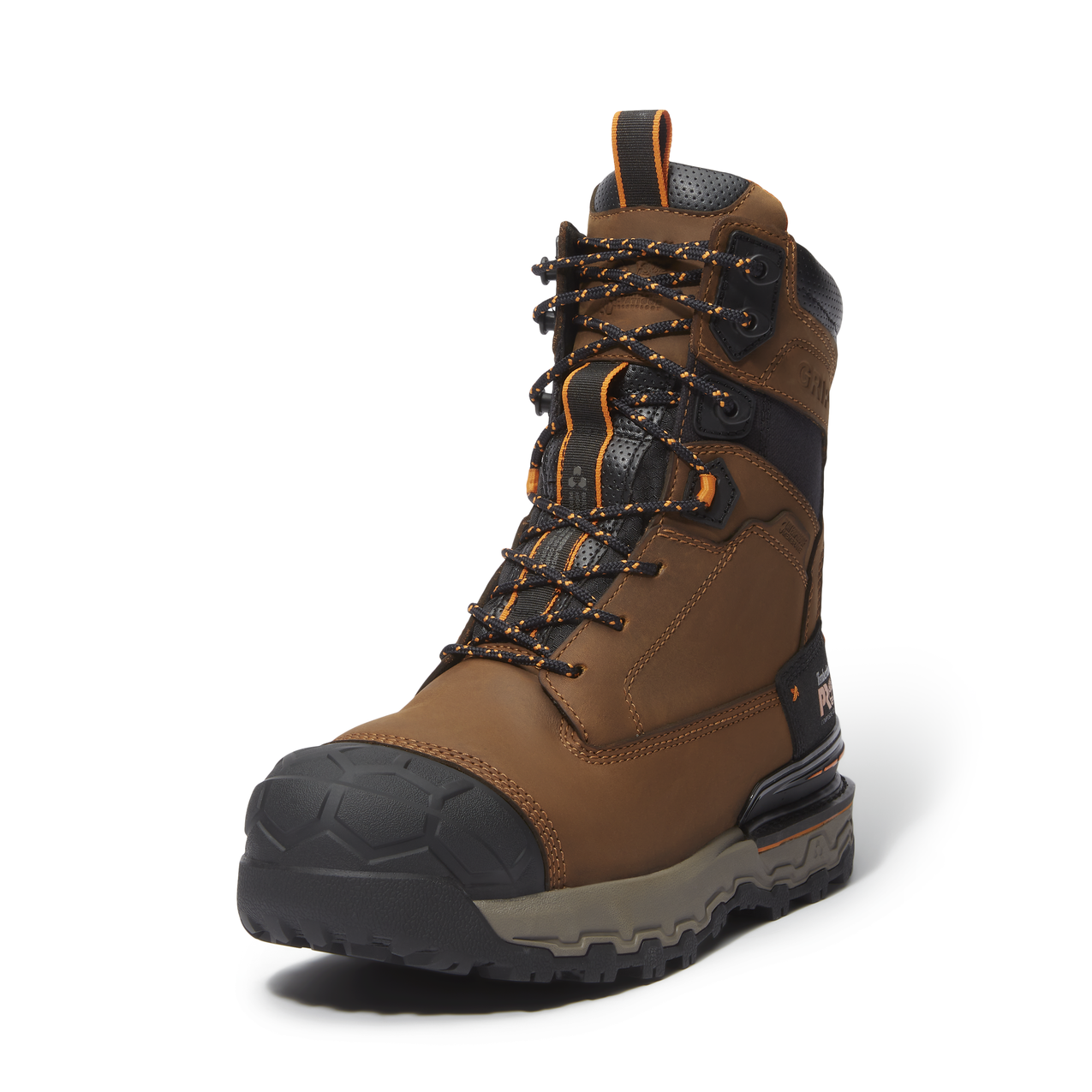 Men's Timberland PRO 8 IN BOONDOCK ULTRALIGHT CT WP - BROWN - TB0A648YEM81