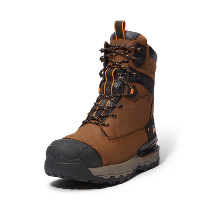 Men's Timberland PRO 8 IN BOONDOCK ULTRALIGHT CT WP - BROWN - TB0A648YEM81