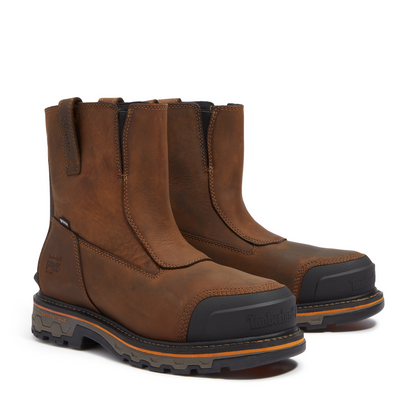 Men's Timberland PRO TRUE GRIT CHELSEA SF WP - BROWN - TB0A64BFEM41