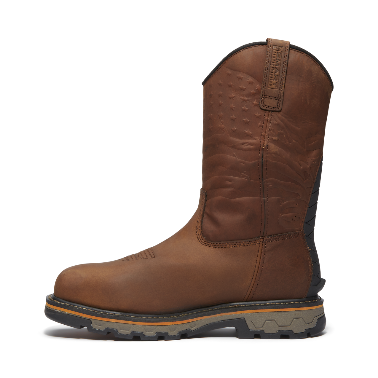Men's Timberland PRO TRUE GRIT USA PULL-ON CT WP - BROWN - TB0A64CQEM41