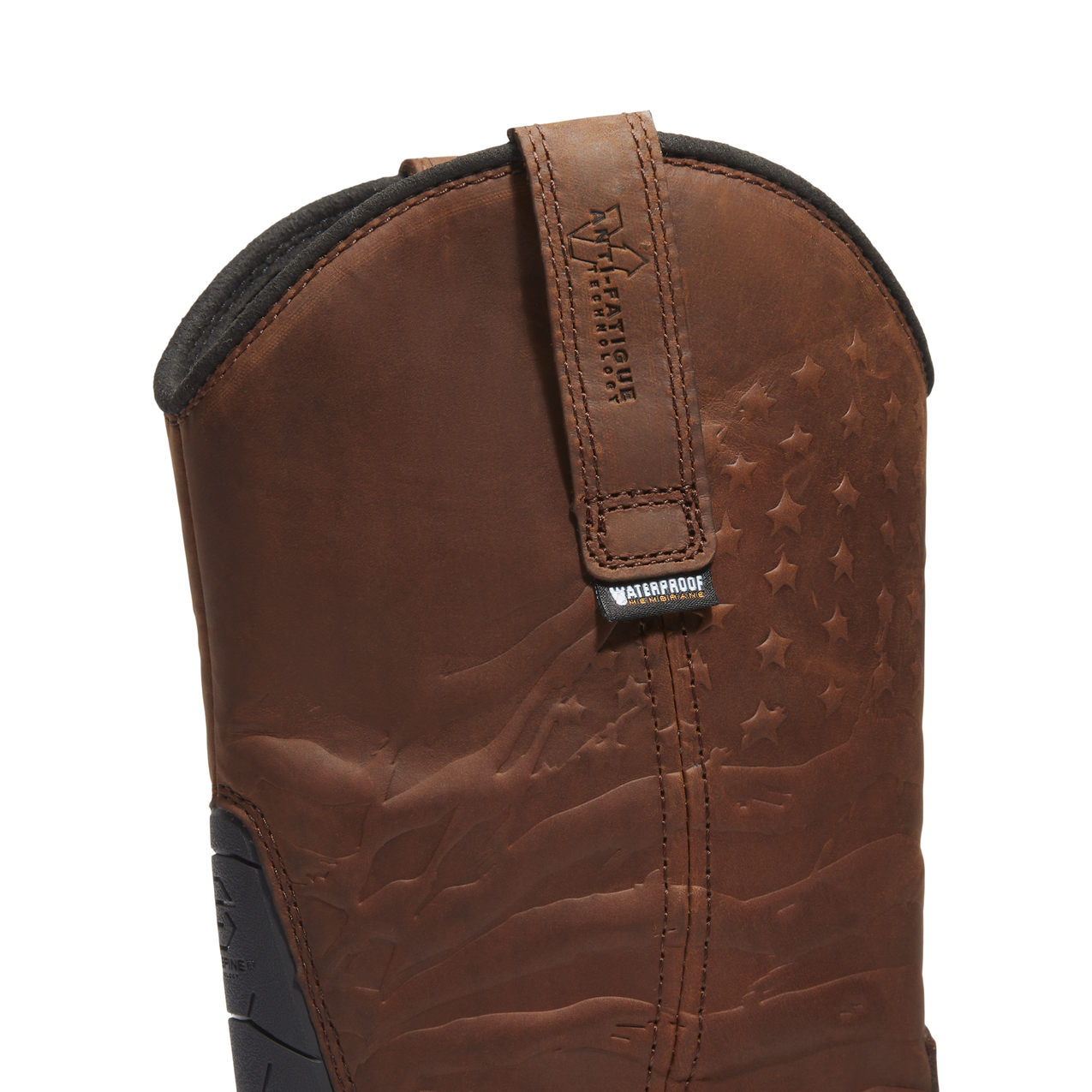 Men's Timberland PRO TRUE GRIT USA PULL-ON CT WP - BROWN - TB0A64CQEM41