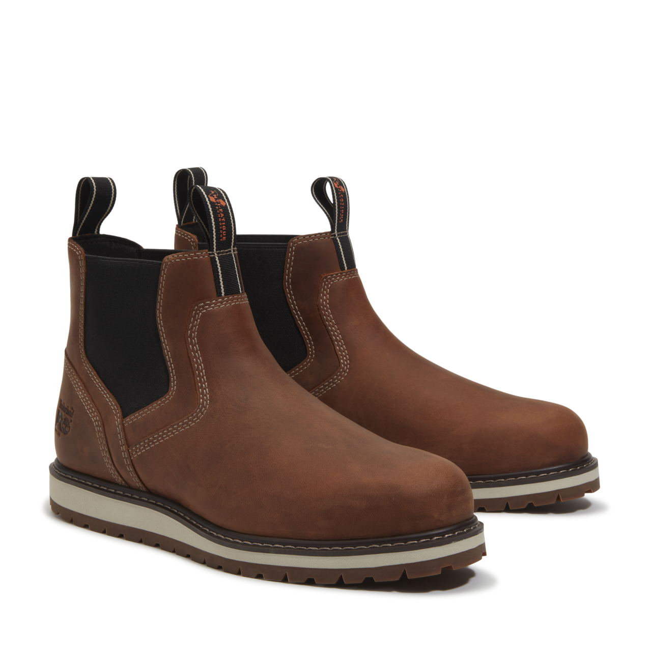 Men's Timberland PRO IRVINE CHELSEA SOFT TOE - BROWN - TB0A66BUEM41