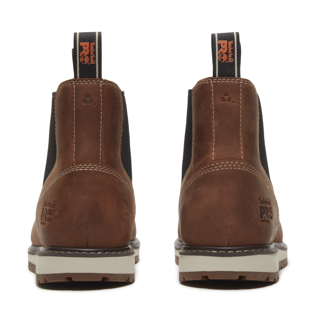 Men's Timberland PRO IRVINE CHELSEA SOFT TOE - BROWN - TB0A66BUEM41