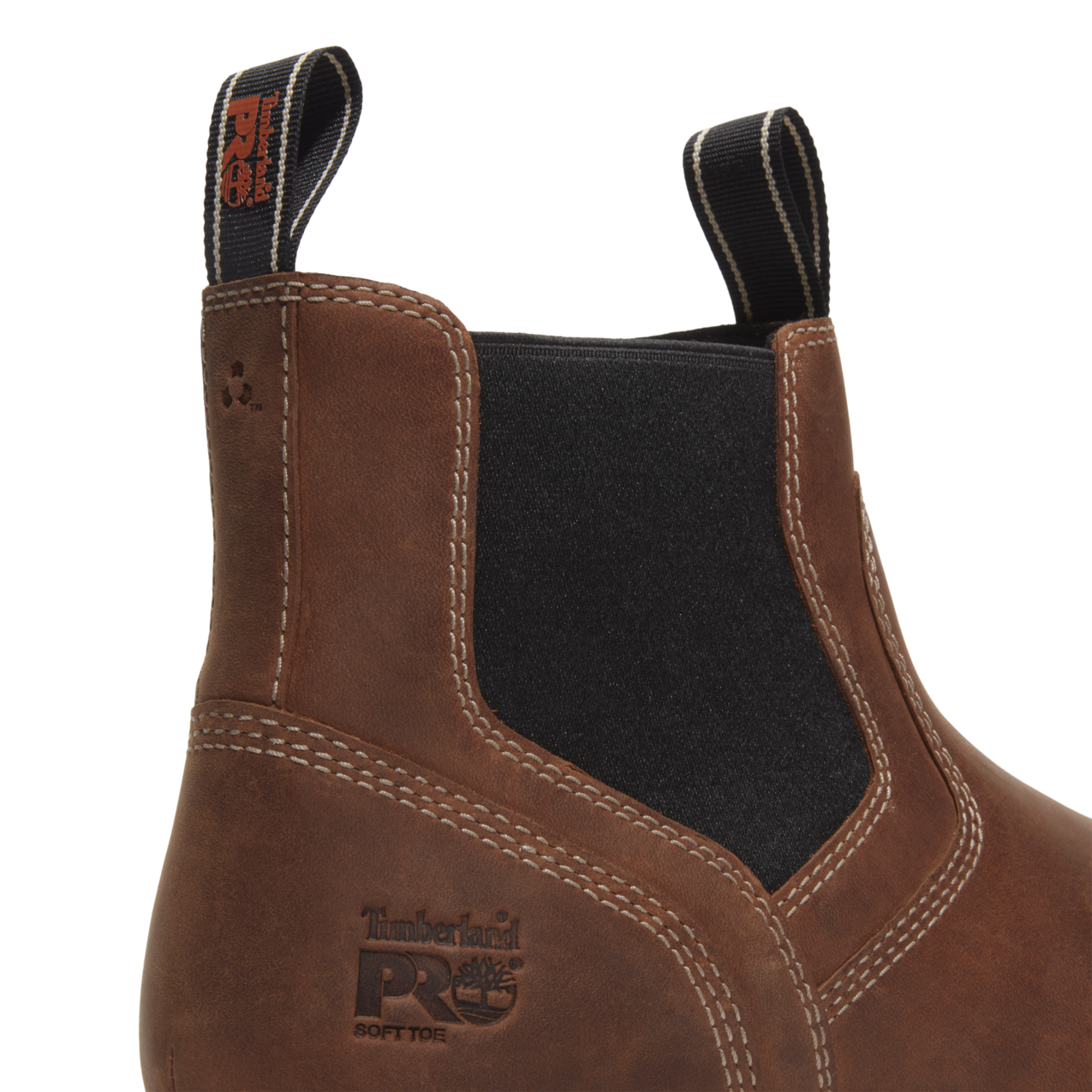 Men's Timberland PRO IRVINE CHELSEA SOFT TOE - BROWN - TB0A66BUEM41