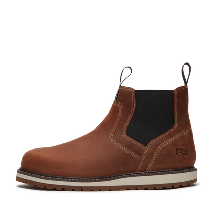 Men's Timberland PRO IRVINE CHELSEA SOFT TOE - BROWN - TB0A66BUEM41