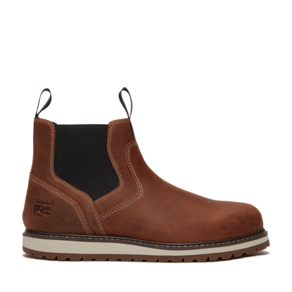 Men's Timberland PRO IRVINE CHELSEA SOFT TOE - BROWN - TB0A66BUEM41