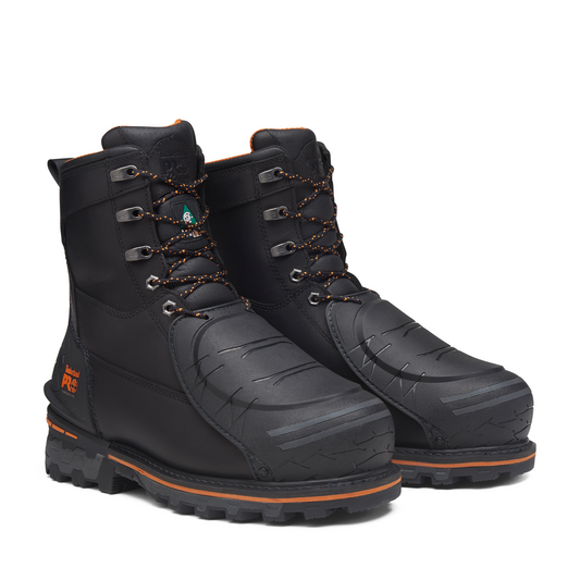 Men's Timberland PRO 8 IN BOONDOCK EMG CT FP INS CSA 200G - BLACK - TB0A66G7EDW1