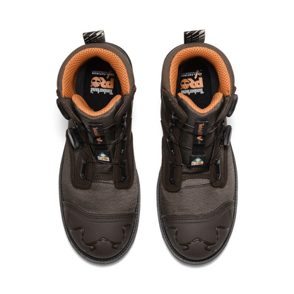 Men's Timberland PRO 8 IN MAGNITUDE BOA CT WP FP CSA - BROWN - TB0A66MKELE1