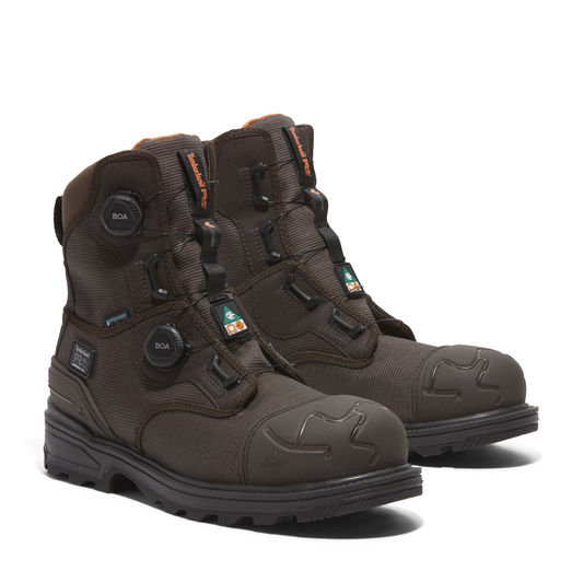 Men's Timberland PRO 8 IN MAGNITUDE BOA CT WP FP CSA - BROWN - TB0A66MKELE1