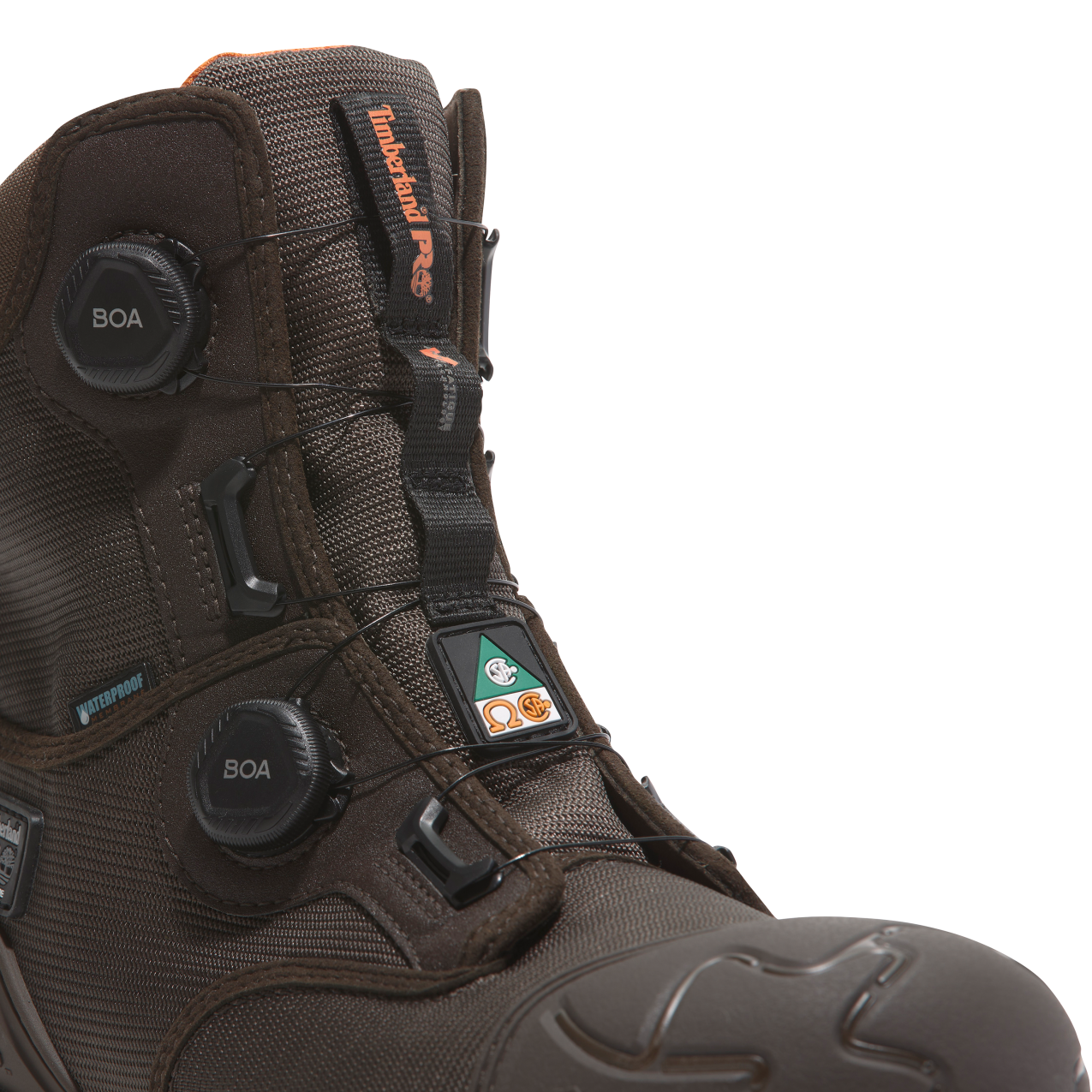 Men's Timberland PRO 8 IN MAGNITUDE BOA CT WP FP CSA - BROWN - TB0A66MKELE1