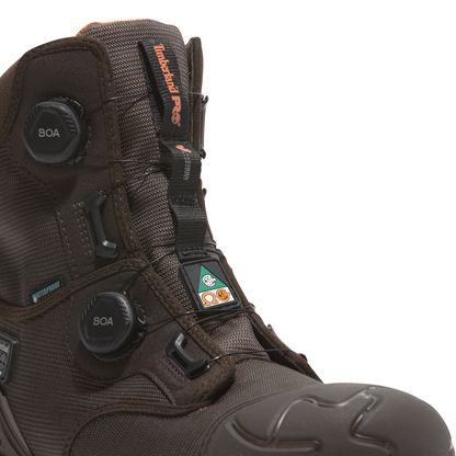 Men's Timberland PRO 8 IN MAGNITUDE BOA CT WP FP CSA - BROWN - TB0A66MKELE1