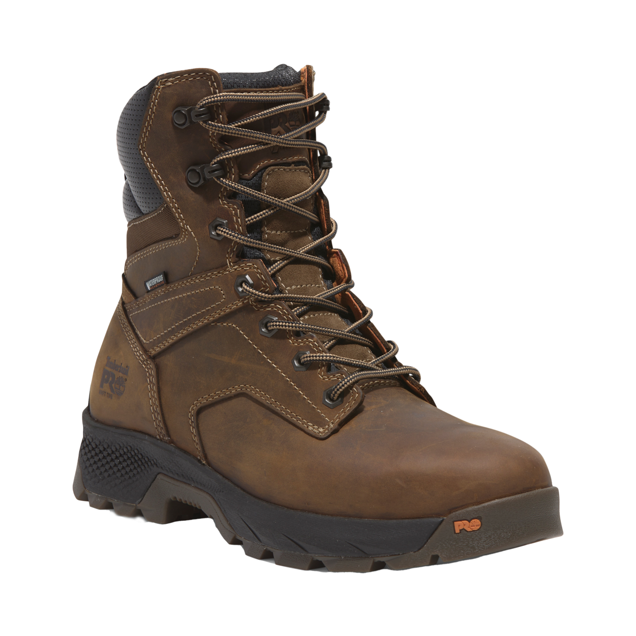 Men's Timberland PRO 8 IN TITAN® EV WP - BROWN - TB0A66QQEM41