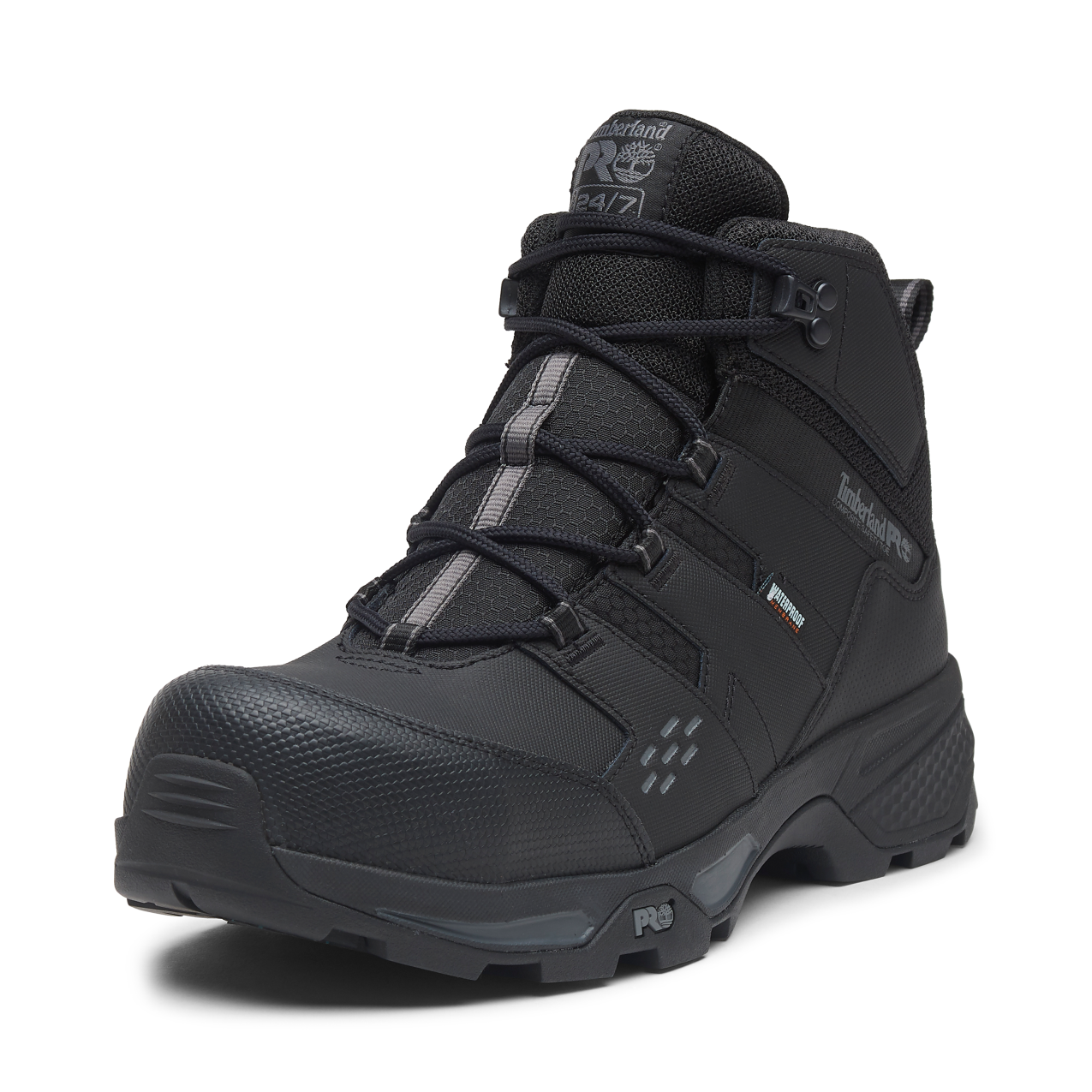 Men's Timberland PRO SWITCHBACK LT CT WP GRIPMAX ICE - BLACK - TB0A6763EDX1