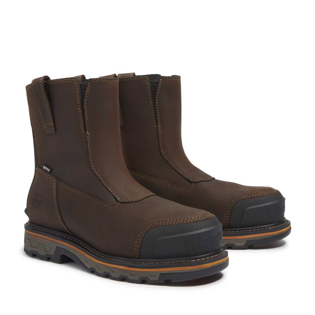 Men's Timberland PRO TRUE GRIT CHELSEA CT WP - BROWN - TB0A67QKW011
