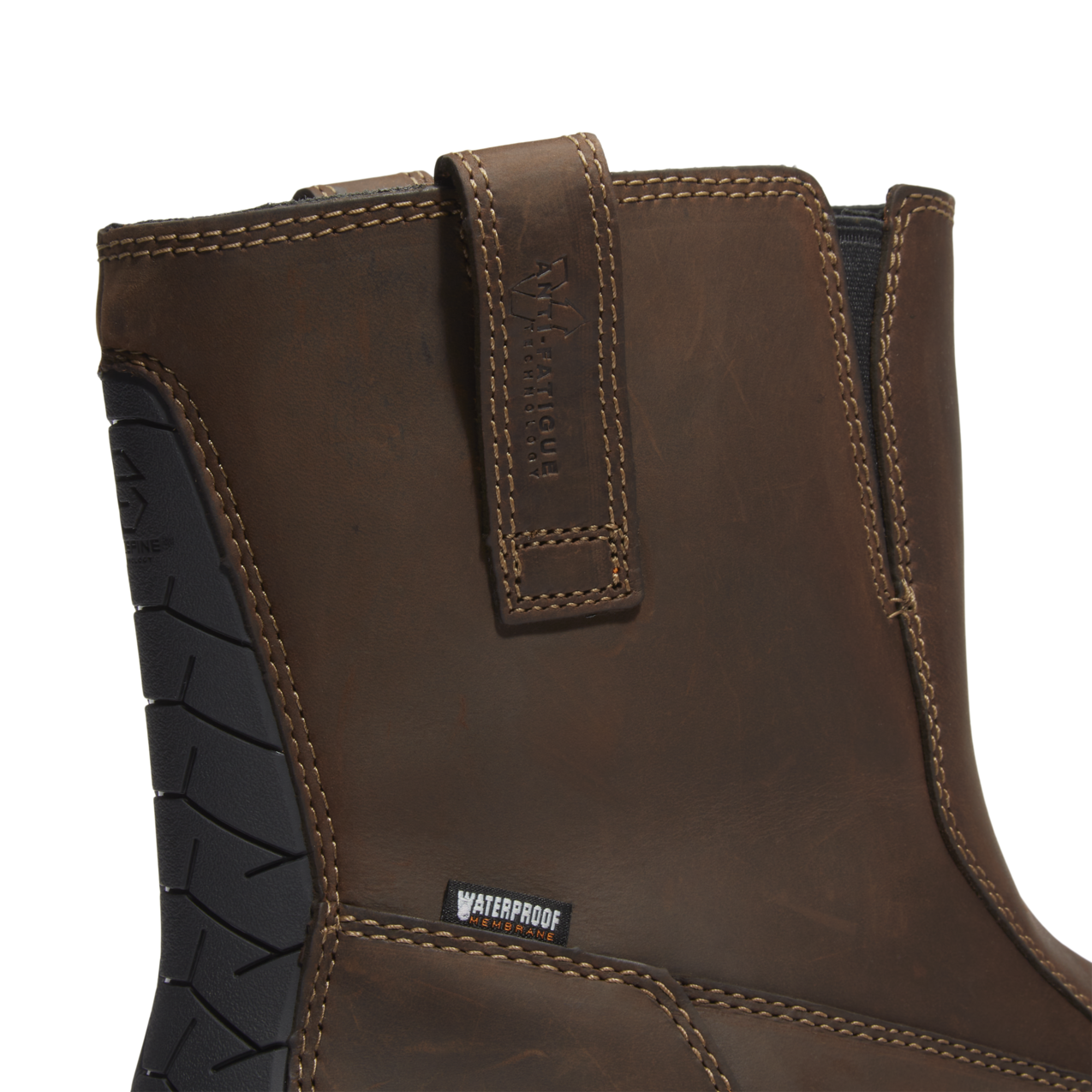 Men's Timberland PRO TRUE GRIT CHELSEA CT WP - BROWN - TB0A67QKW011