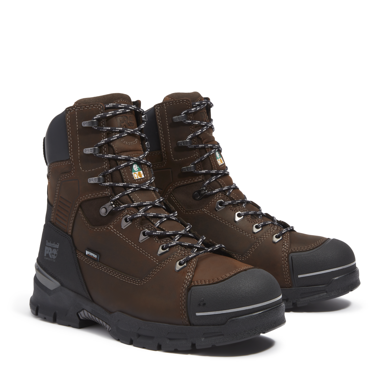 Men's Timberland PRO 8 IN ENDURANCE EV CT WP INS 200G CSA - BROWN - TB0A67TQEM41