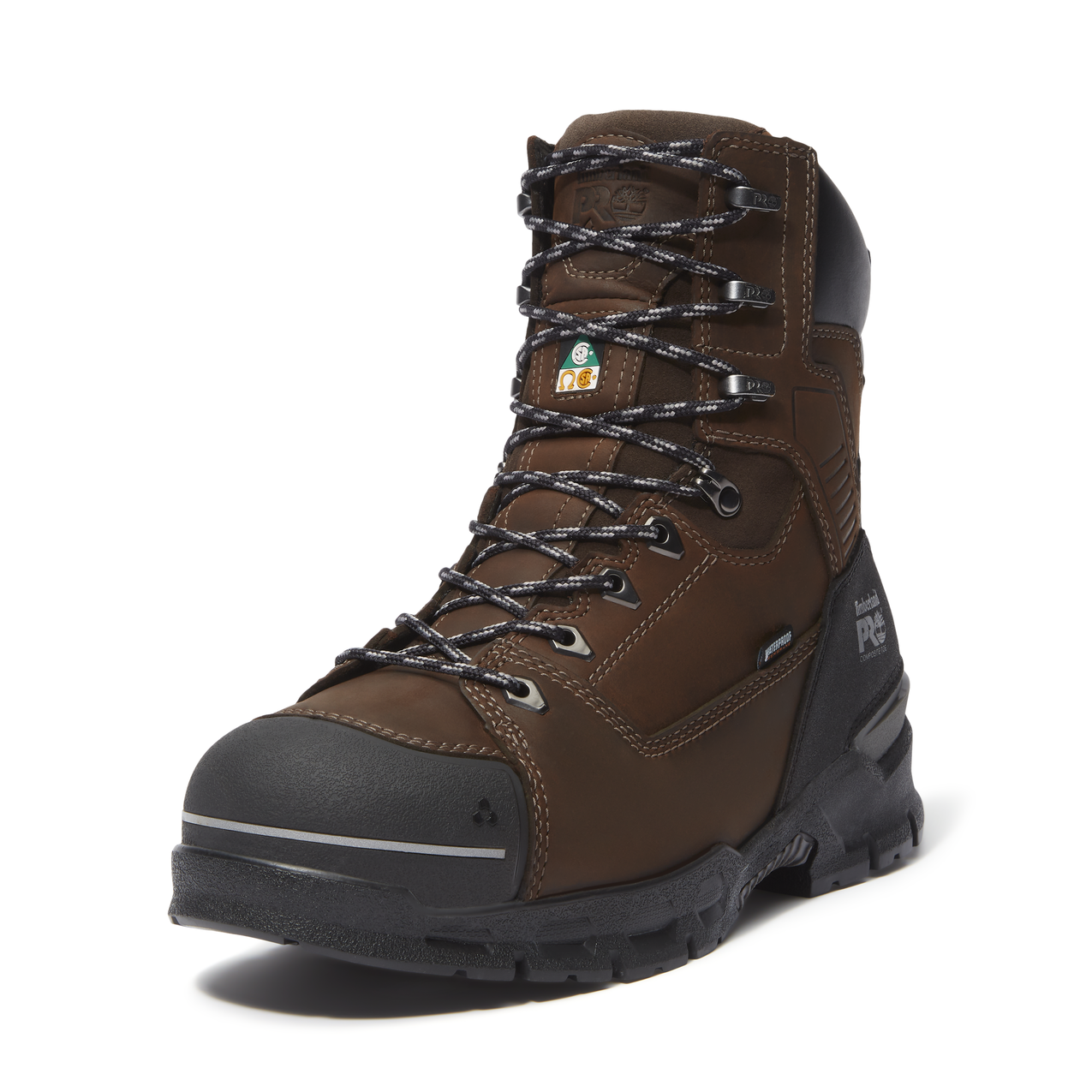 Men's Timberland PRO 8 IN ENDURANCE EV CT WP INS 200G CSA - BROWN - TB0A67TQEM41