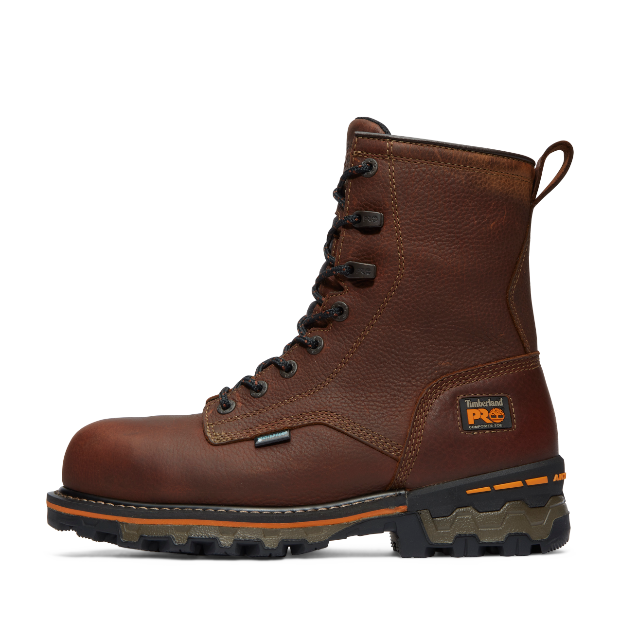 Men's Timberland PRO 8IN BOONDOCK CT WP - BROWN - TB11112A2101