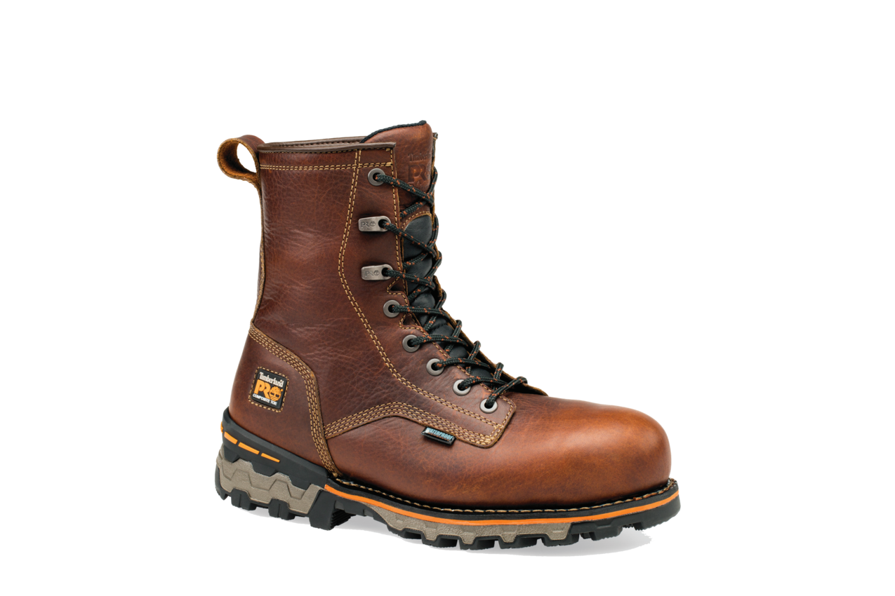 Men's Timberland PRO 8IN BOONDOCK CT WP - BROWN - TB11112A2101