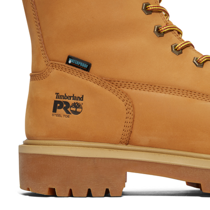 Men's Timberland PRO 8IN DIRECT ATTACH ST WP INS 400G - BROWN - TB1260027131
