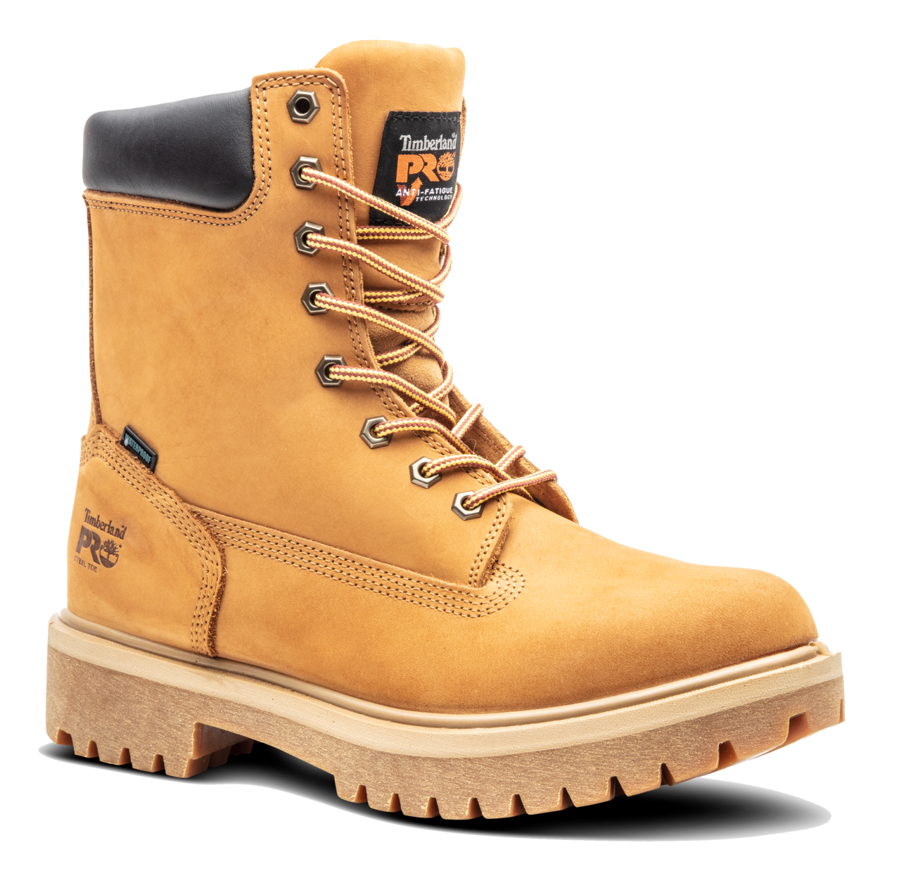 Men's Timberland PRO 8IN DIRECT ATTACH ST WP INS 400G - BROWN - TB1260027131