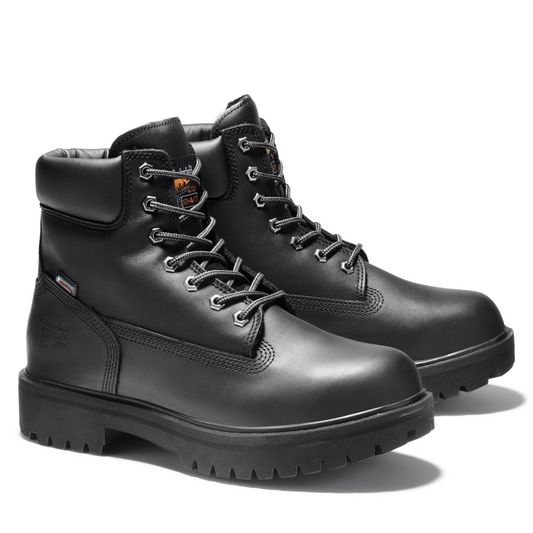 Men's Timberland PRO 6IN DIRECT ATTACH ST WP INS 200G - BLACK - TB1260380011