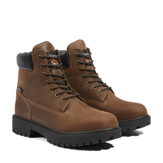 Men's Timberland PRO 6IN DIRECT ATTACH WP INS 200G - BROWN - TB1380202421