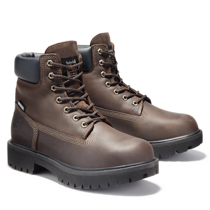 Men's Timberland PRO 6IN DIRECT ATTACH ST WP INS 200G - BROWN - TB1380212421