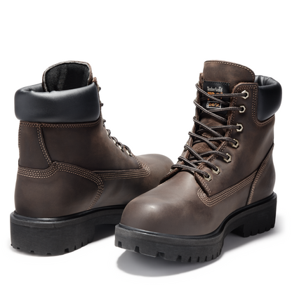 Men's Timberland PRO 6IN DIRECT ATTACH ST WP INS 200G - BROWN - TB1380212421