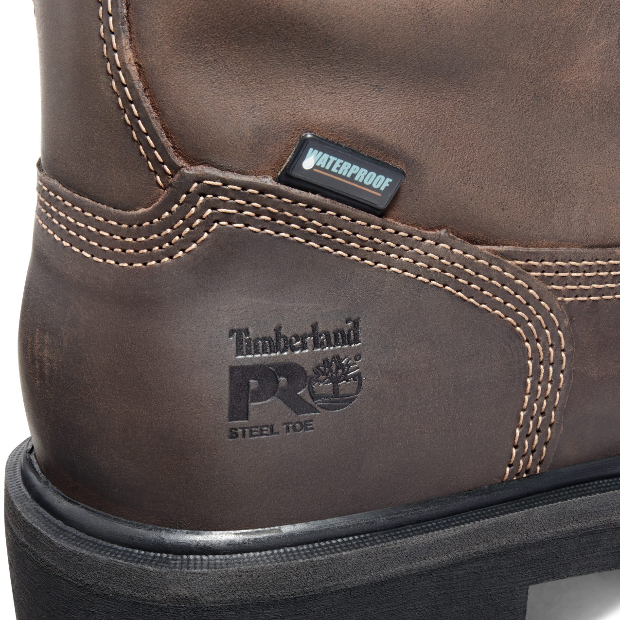 Men's Timberland PRO 6IN DIRECT ATTACH ST WP INS 200G - BROWN - TB1380212421