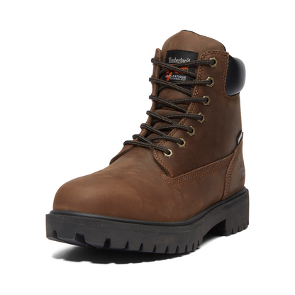 Men's Timberland PRO 6IN DIRECT ATTACH ST WP INS 200G - BROWN - TB1380212421