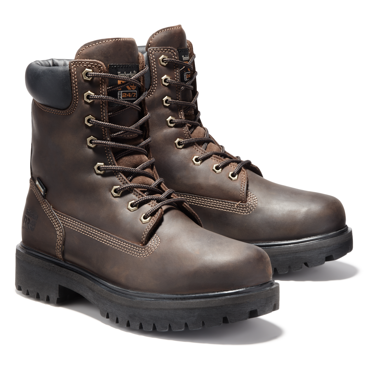 Men's Timberland PRO 8IN DIRECT ATTACH WP INS 400G - BROWN - TB1380222421