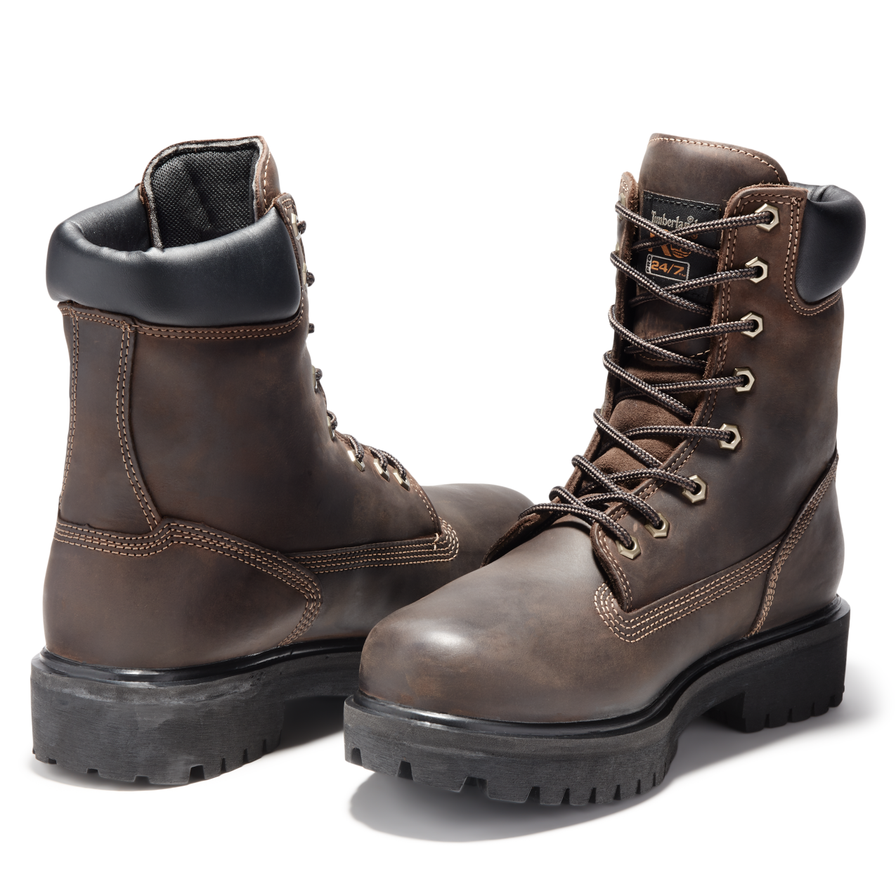 Men's Timberland PRO 8IN DIRECT ATTACH WP INS 400G - BROWN - TB1380222421