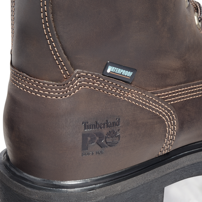 Men's Timberland PRO 8IN DIRECT ATTACH WP INS 400G - BROWN - TB1380222421