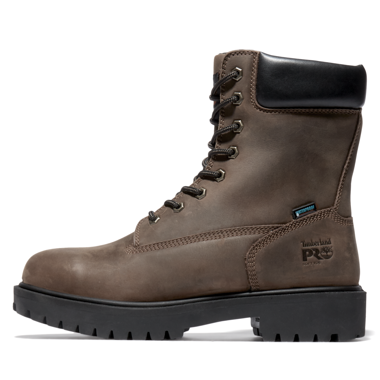 Men's Timberland PRO 8IN DIRECT ATTACH WP INS 400G - BROWN - TB1380222421