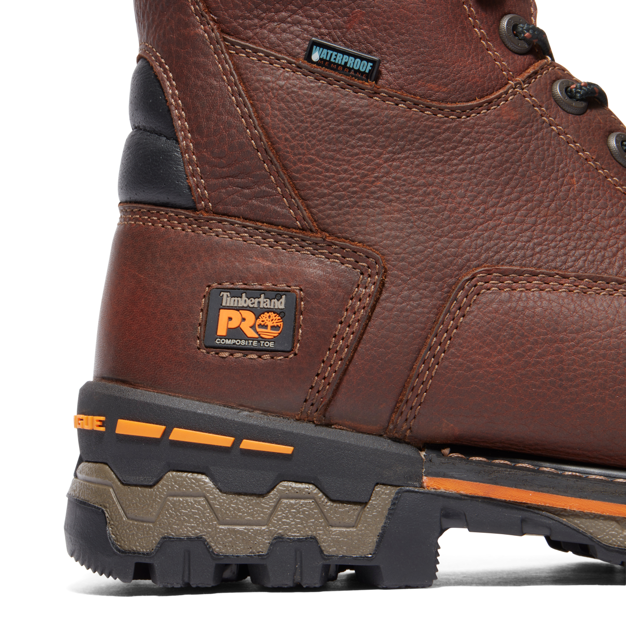 Men's Timberland PRO 8IN BOONDOCK CT WP INS 600G - BROWN - TB1896282141