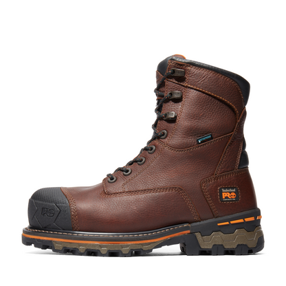 Men's Timberland PRO 8IN BOONDOCK CT WP INS 600G - BROWN - TB1896282141