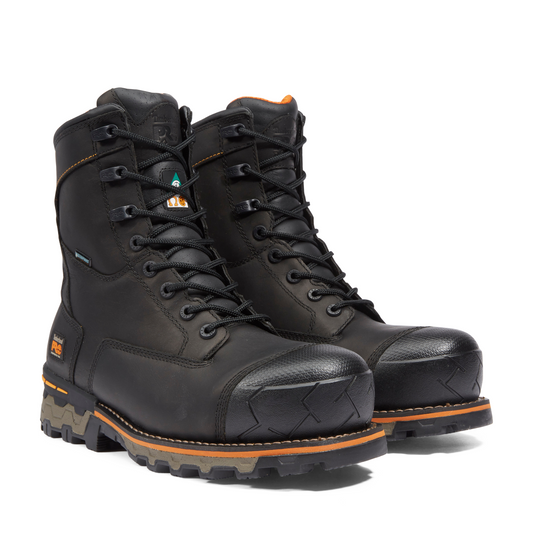 Men's Timberland PRO 8IN BOONDOCK CT WP FP INS 200G CSA - BLACK - TB1896450011