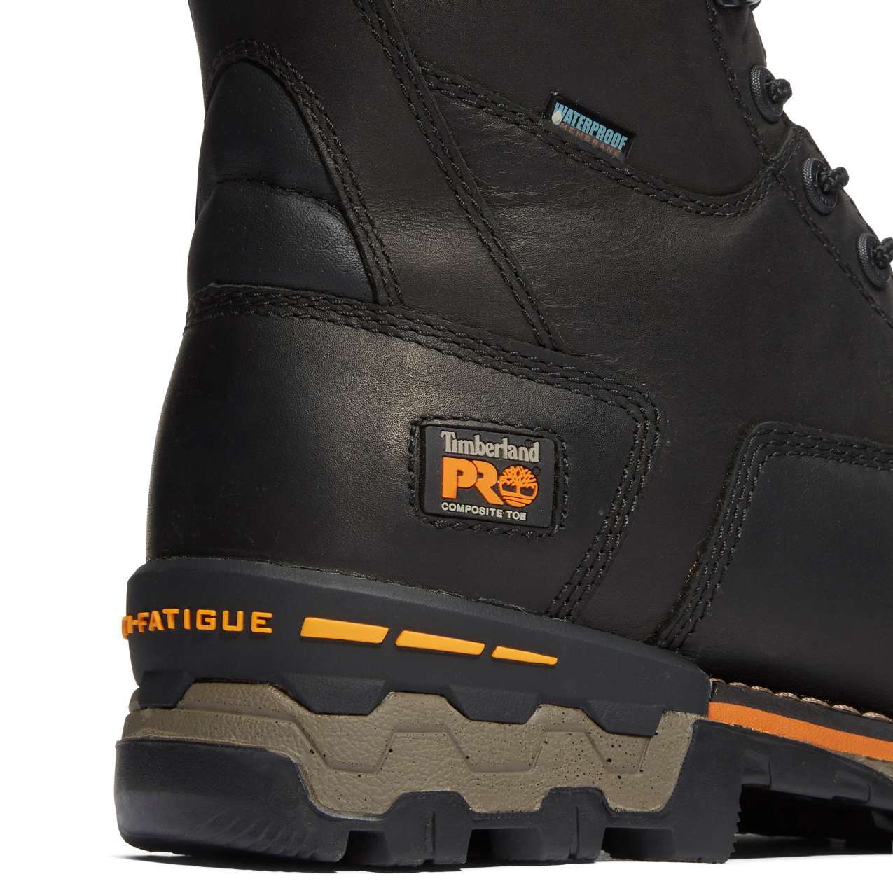 Men's Timberland PRO 8IN BOONDOCK CT WP FP INS 200G CSA - BLACK - TB1896450011