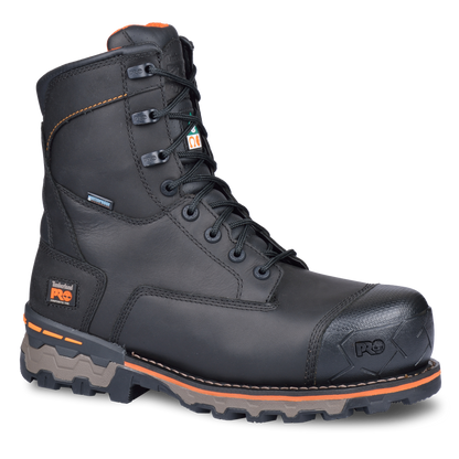 Men's Timberland PRO 8IN BOONDOCK CT WP FP INS 200G CSA - BLACK - TB1896450011