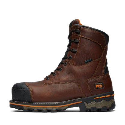 Men's Timberland PRO 8IN BOONDOCK CT WP FP INS 200G CSA - BROWN - TB1896462141