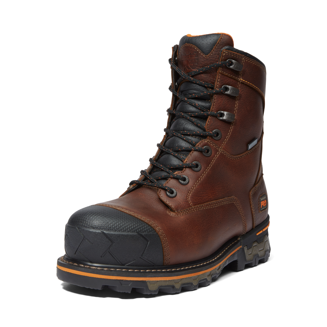 Men's Timberland PRO 8IN BOONDOCK CT WP FP INS 200G CSA - BROWN - TB1896462141