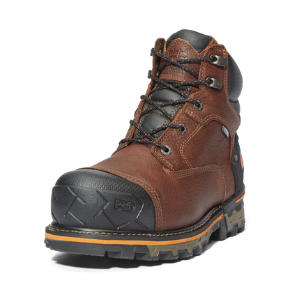 Men's Timberland PRO 6IN BOONDOCK CT WP INS 400G - BROWN - TB1926412141