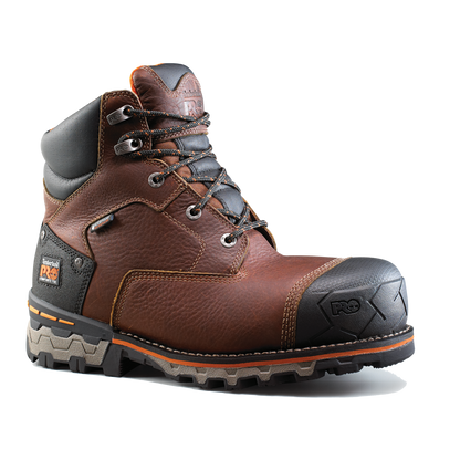 Men's Timberland PRO 6IN BOONDOCK CT WP INS 400G - BROWN - TB1926412141