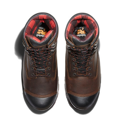 Men's Timberland PRO 8IN BOONDOCK CT WP INS 1000G - BROWN - TB1A128P2141