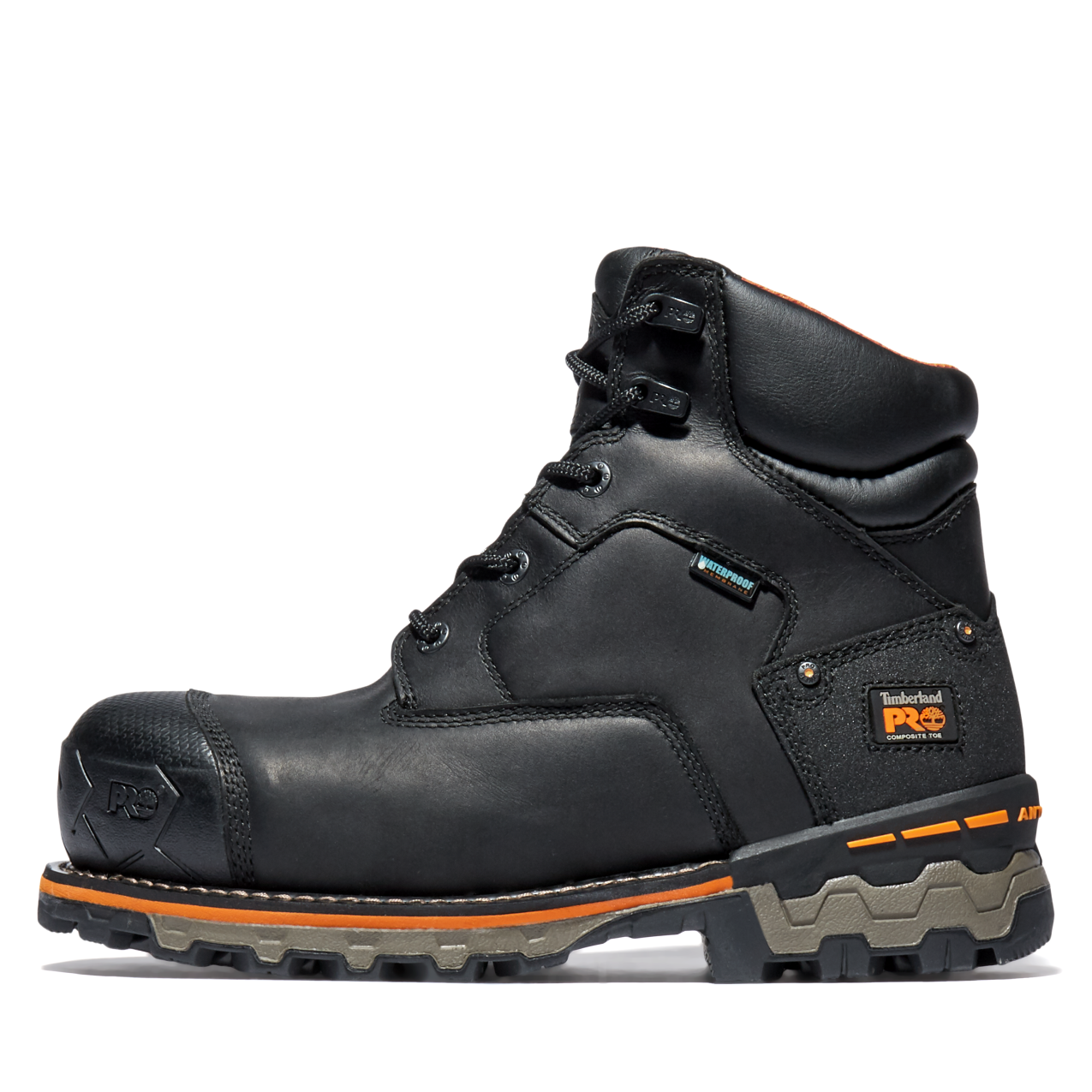 Men's Timberland PRO 6IN BOONDOCK CT WP - BLACK - TB1A1FZP0011