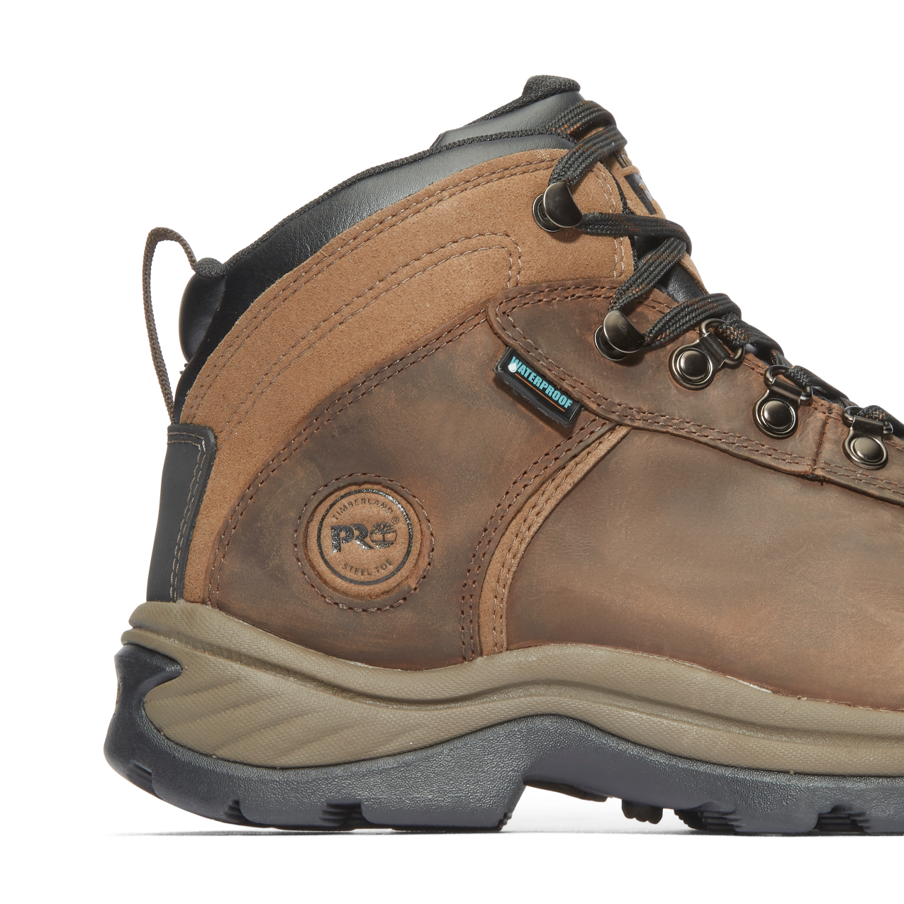 Men's Timberland PRO FLUME WORK ST WP - BROWN - TB1A1Q8V2141